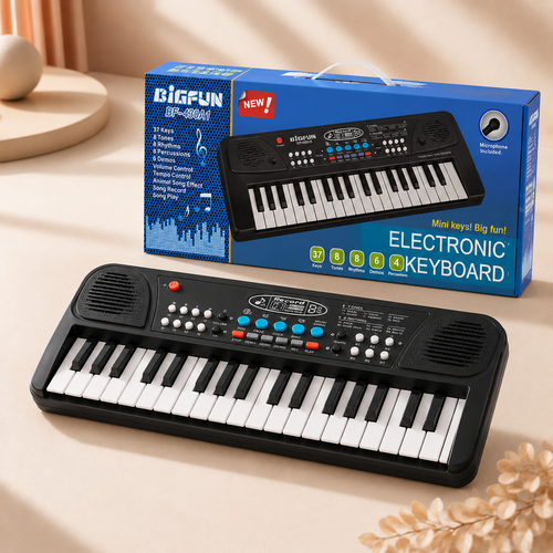 37 Keys Electronic Keyboard Piano with Microphone for Kids