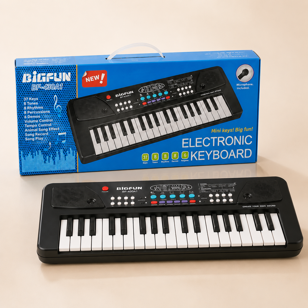 37 Keys Electronic Keyboard Piano with Microphone for Kids
