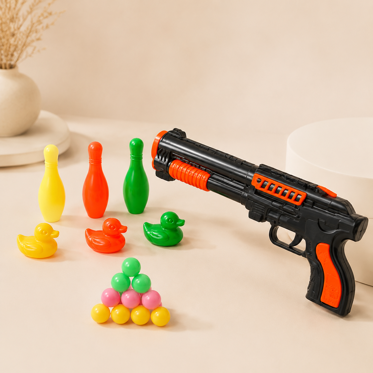 Shoot Game Toy Gun Set for Kids – Target Practice Shooting Play Set