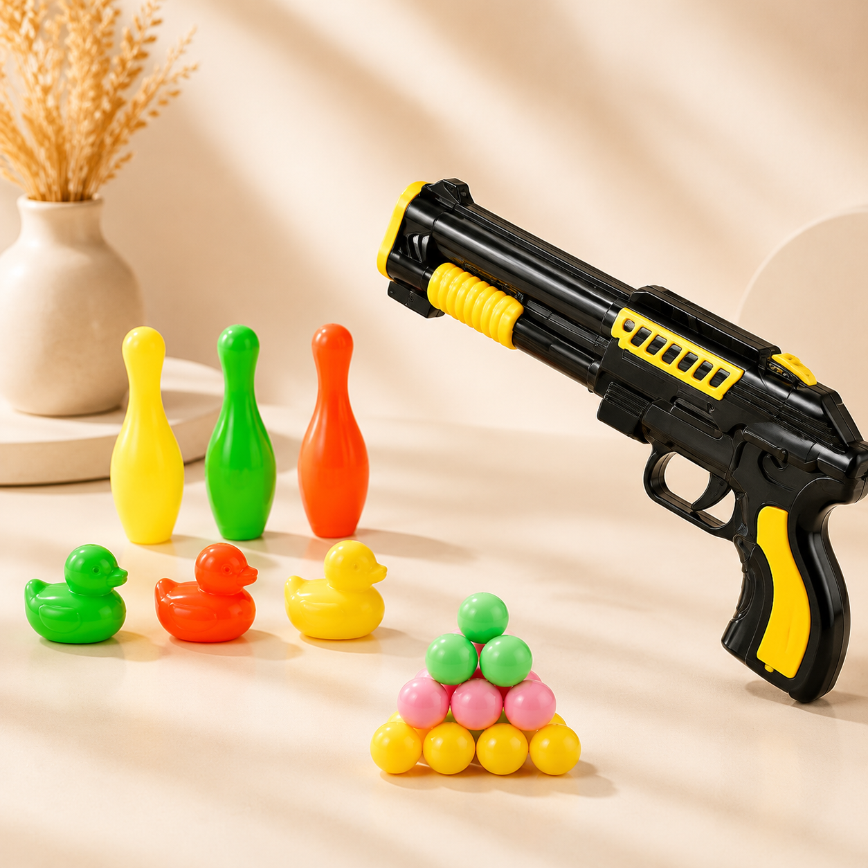 Shoot Game Target Toy Gun Set for Kids – Fun Shooting & Target Practice Play Set