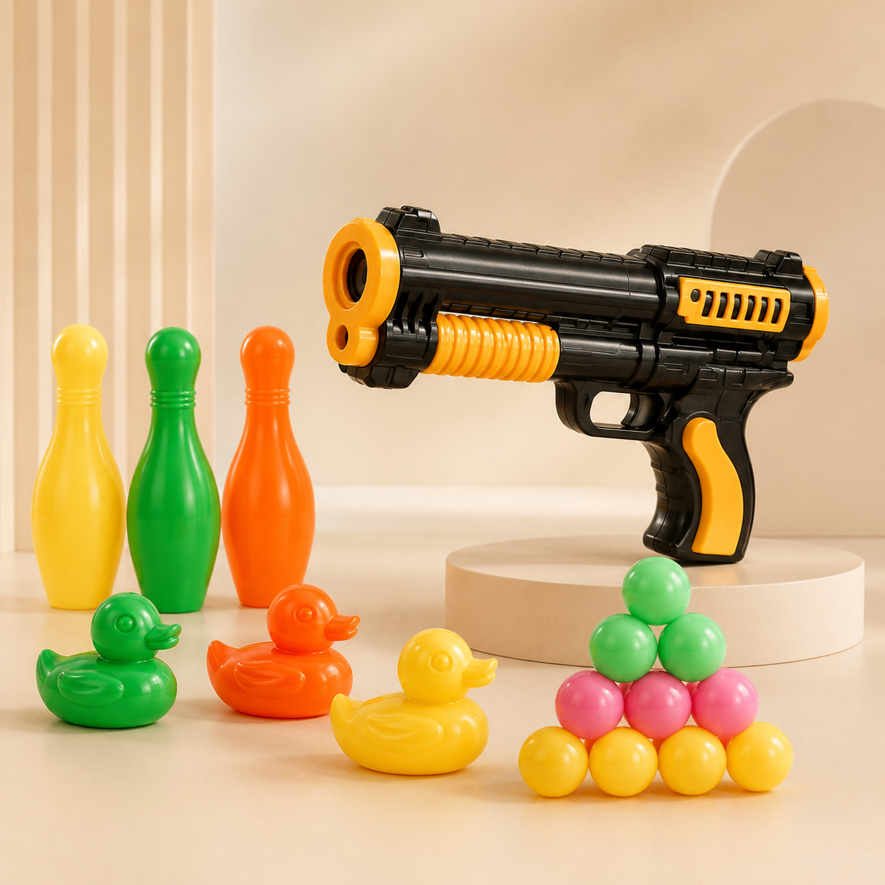 Shoot Game Target Toy Gun Set for Kids – Fun Shooting & Target Practice Play Set