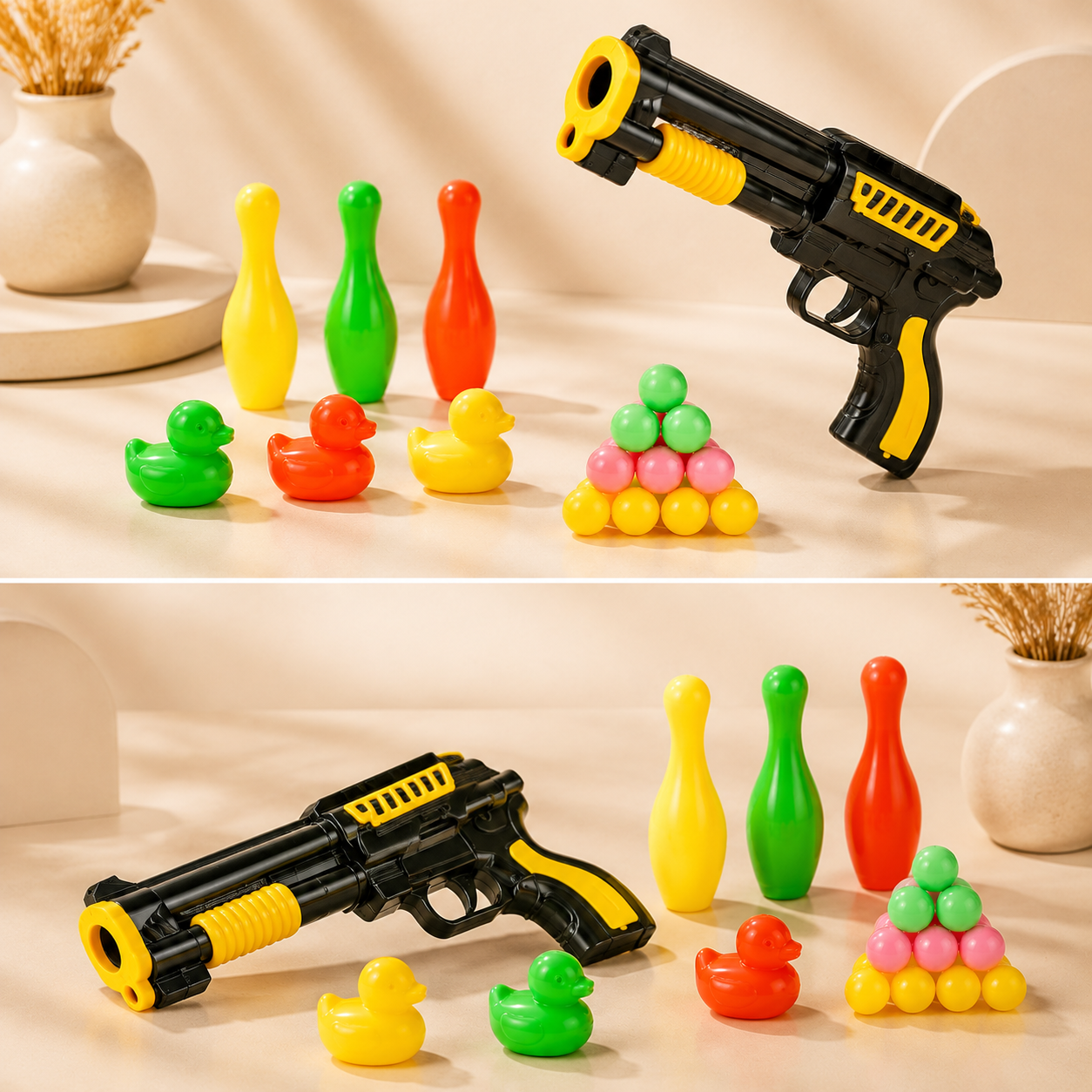Shoot Game Target Toy Gun Set for Kids – Fun Shooting & Target Practice Play Set