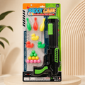Kids Shoot Game Toy Gun Set with Targets & Color Balls – Green Edition