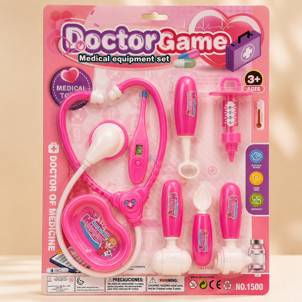 Doctor Game Medical Equipment Set for Kids – Pretend Play Doctor Kit
