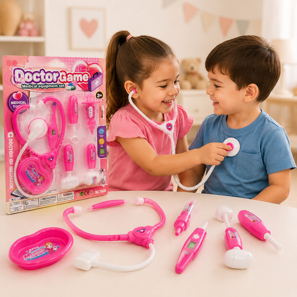 Doctor Game Medical Equipment Set for Kids – Pretend Play Doctor Kit