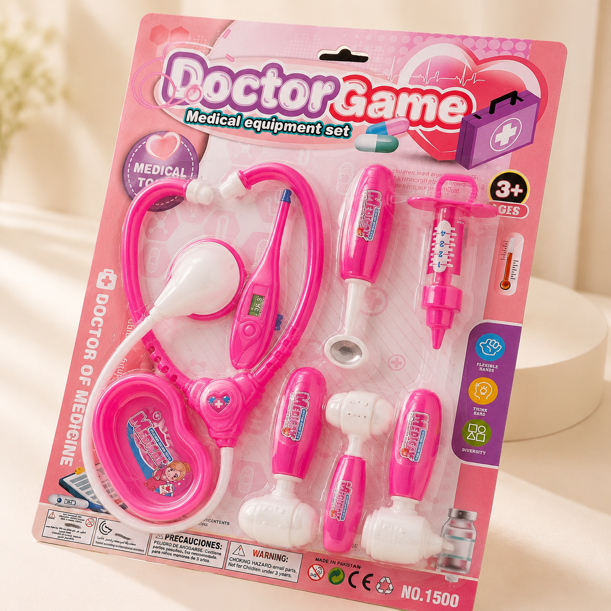 Doctor Game Medical Equipment Set for Kids – Pretend Play Doctor Kit