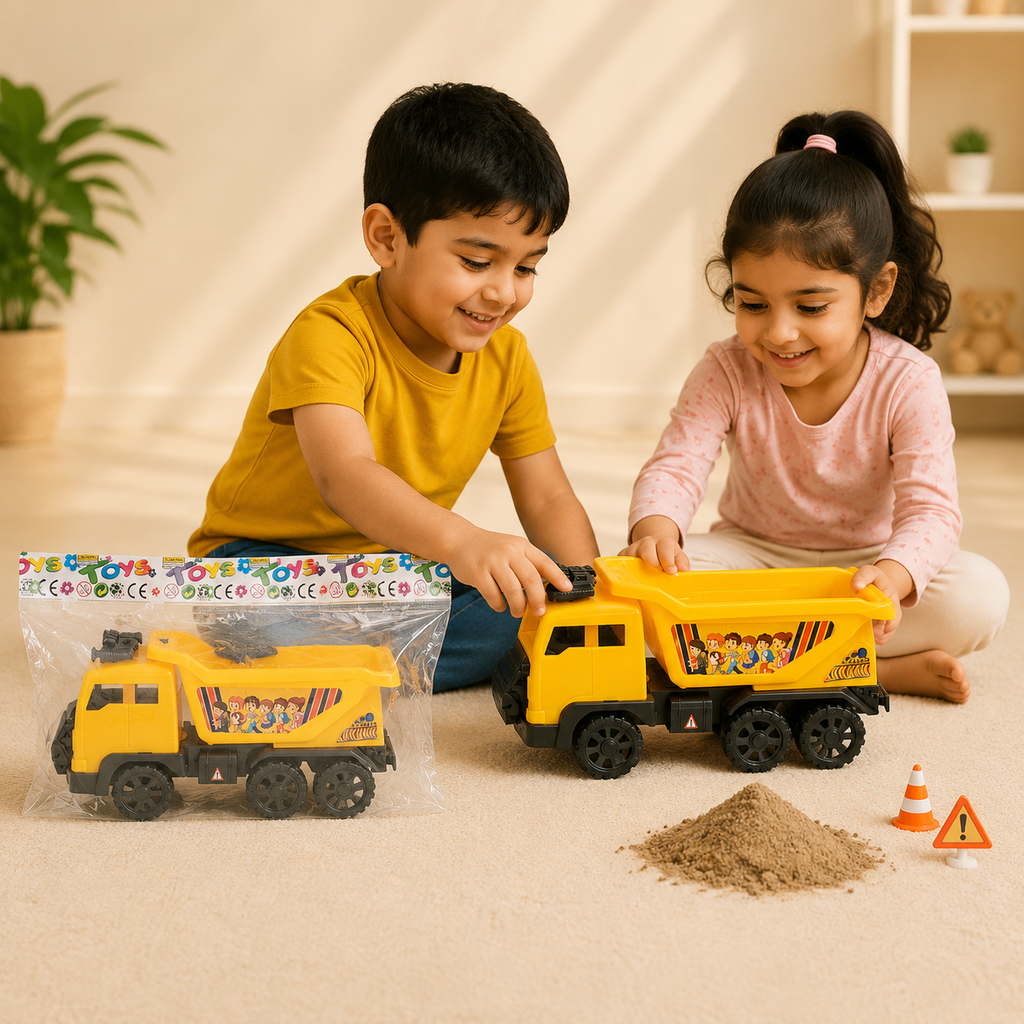 Kids Construction Dump Truck Toy – Sand Loading Tipper Truck