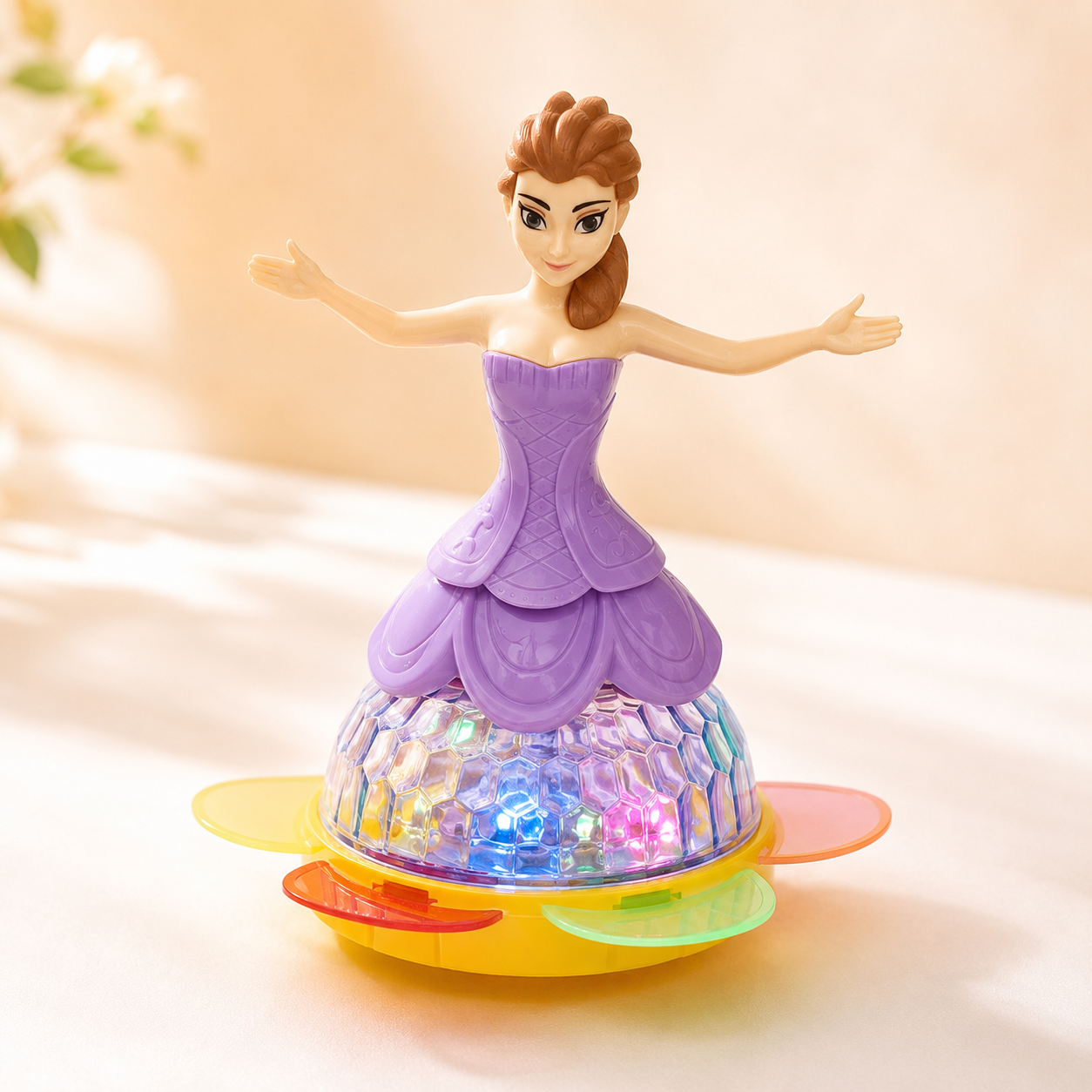 Princess Dance Musical Toy with 3D Flashing Lights & Moving Action
