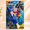City Police Soft Ball Shooting Gun Set for Kids with Handcuffs & Target